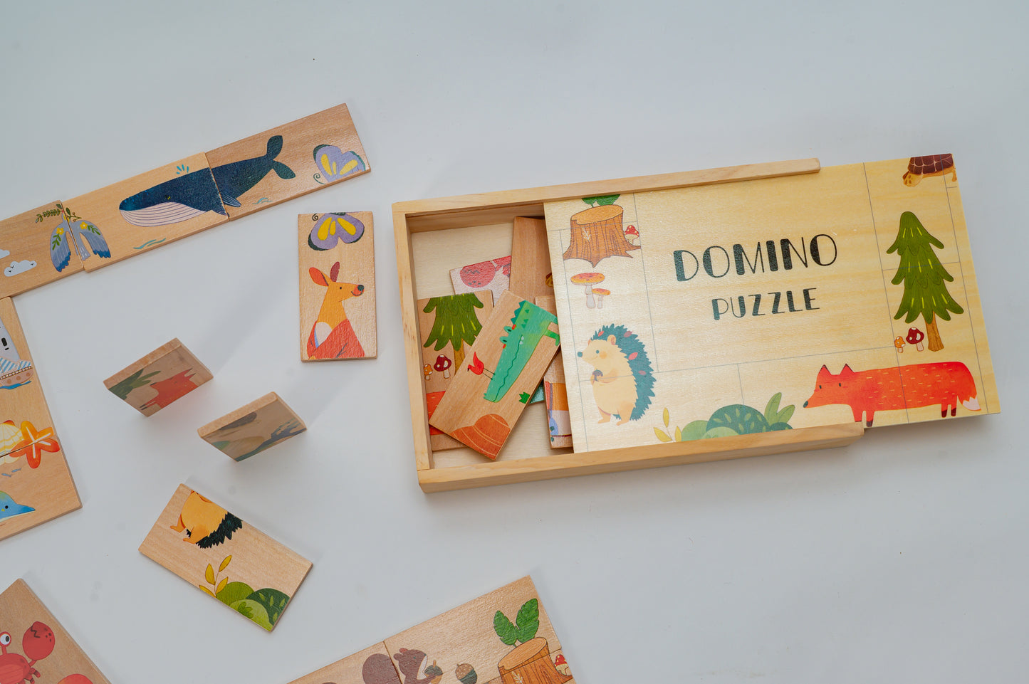Wooden Domino Puzzle