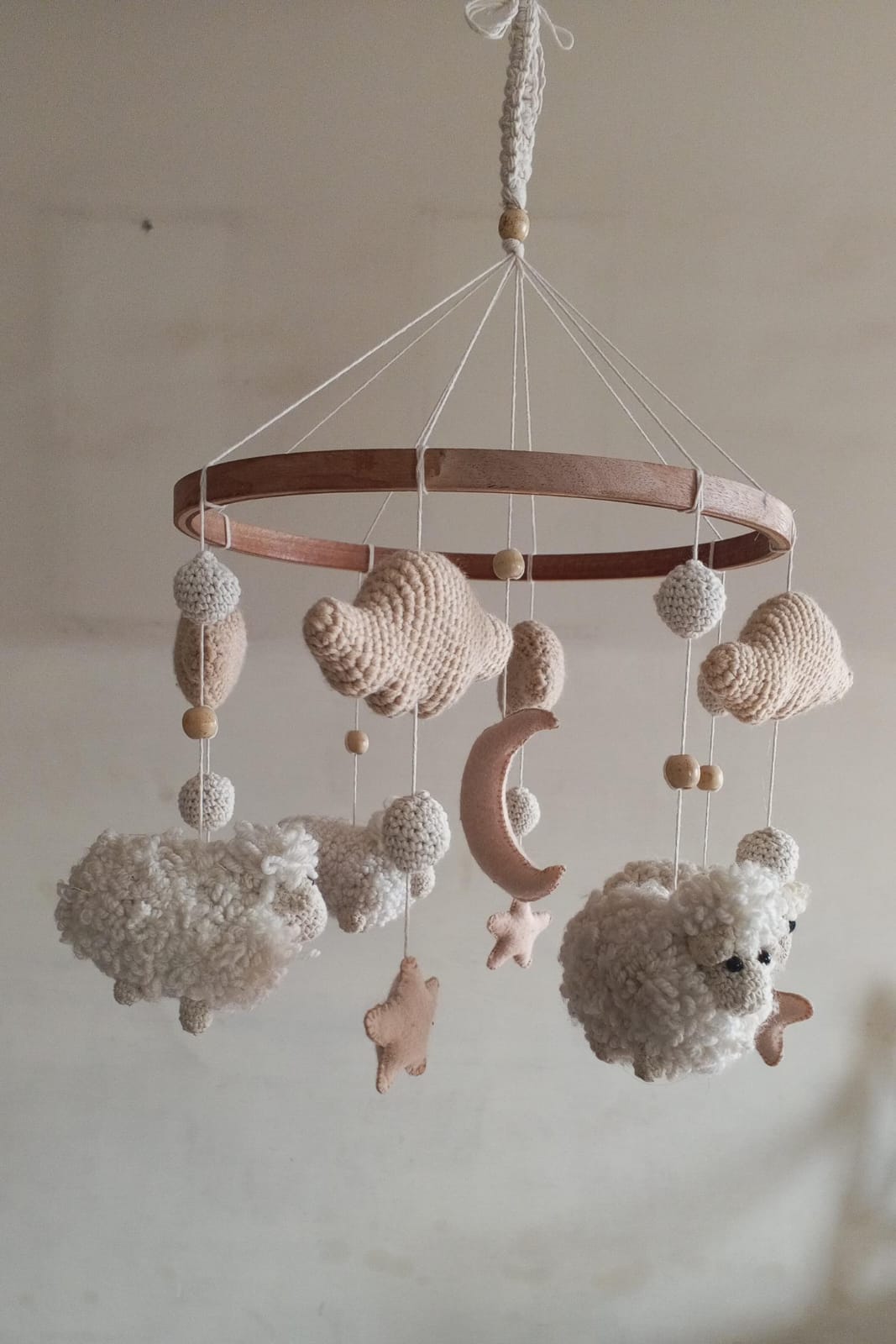 Crochet Sheep Mobile