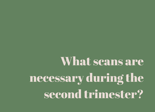 What scans are necessary during the second trimester?
