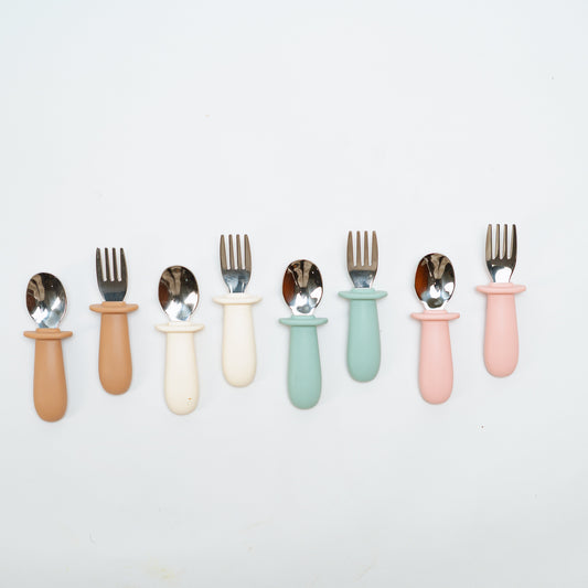 Silicone Feeding Spoon & Fork