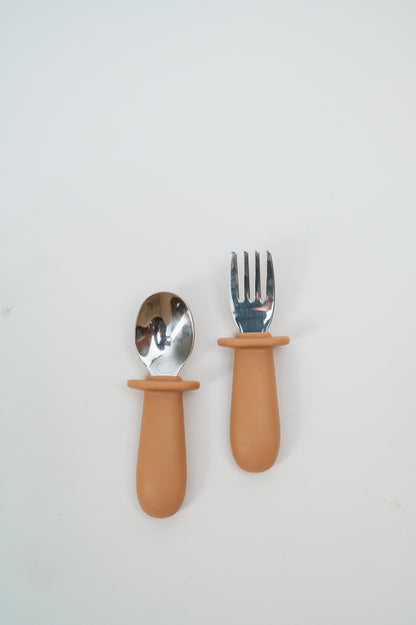 Silicone Feeding Spoon & Fork