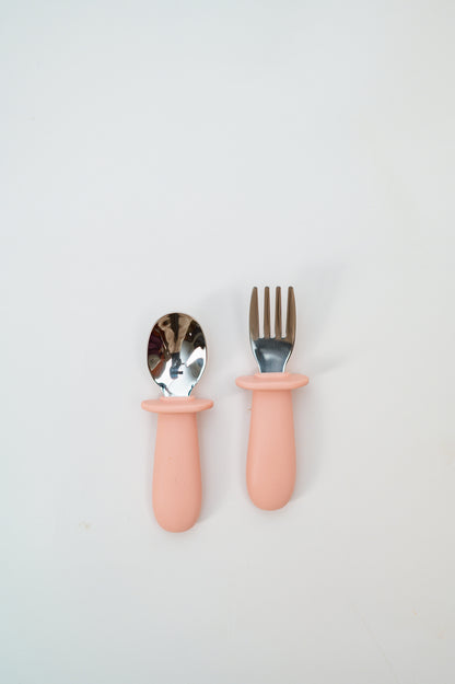 Silicone Feeding Spoon & Fork