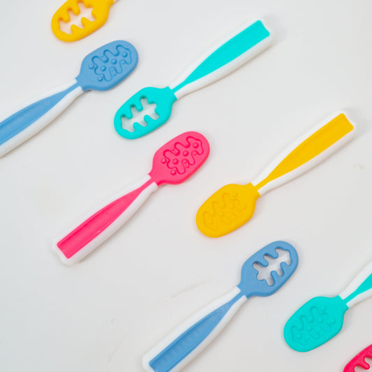Silicone Feeding Spoon (Self-Feeding Pre-Spoon)