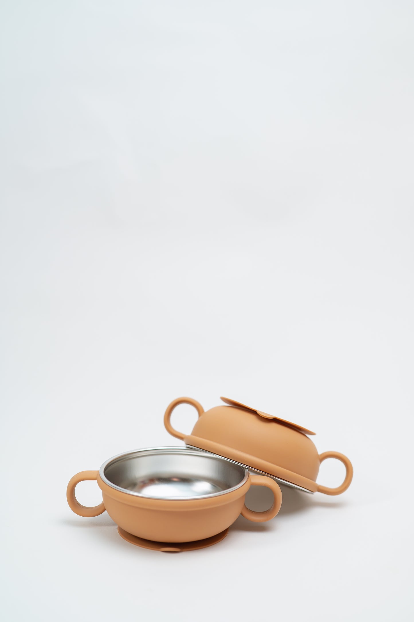 Stainless Steel and Silicone Bowls
