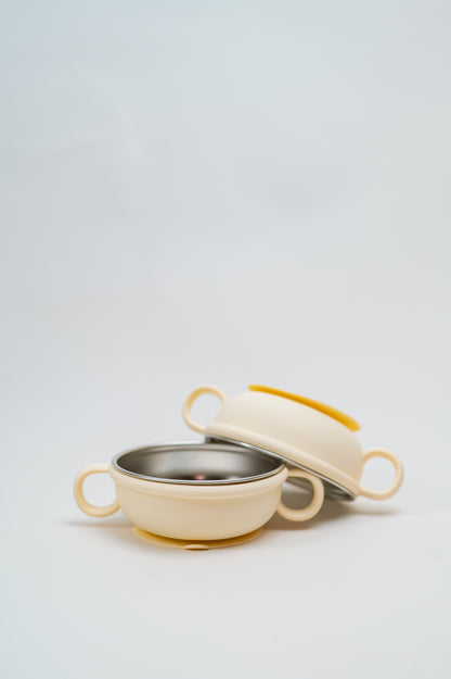 Stainless Steel and Silicone Bowls