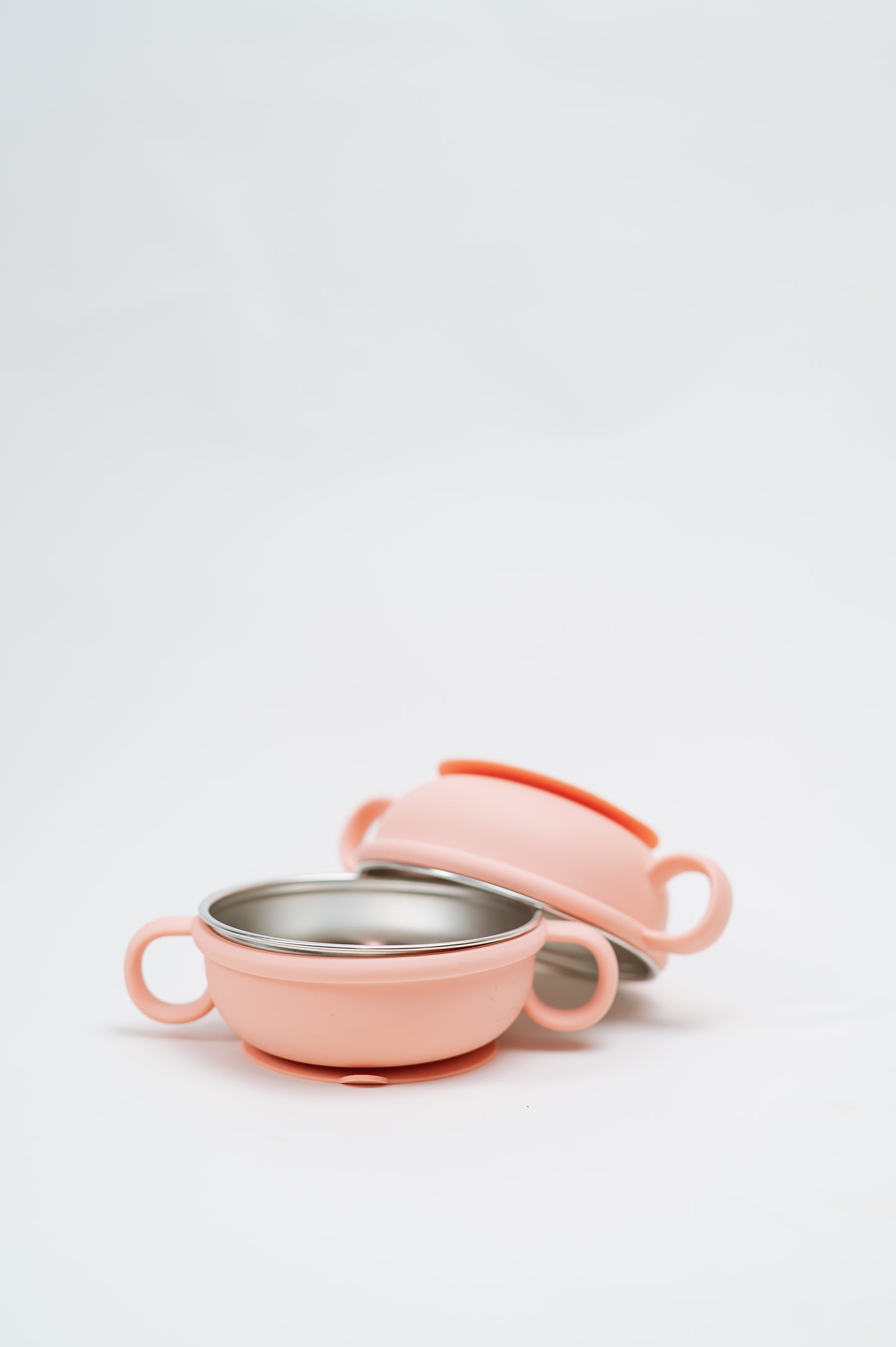Stainless Steel and Silicone Bowls