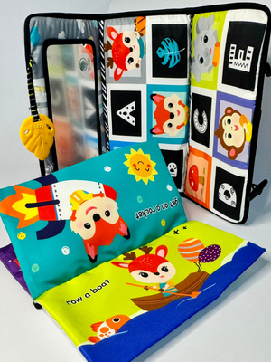 High Contrast Baby Mat and Detachable Book