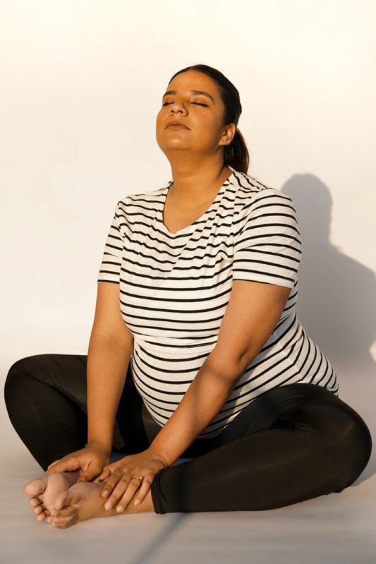 Nursing Shirt Half Sleeves