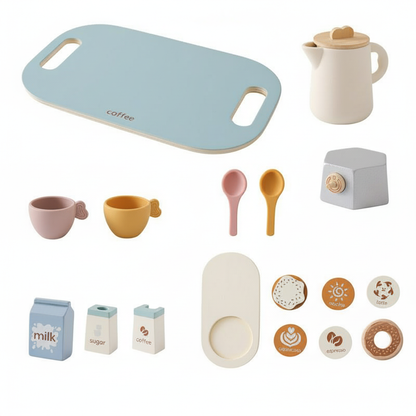 Wooden Afternoon Tea Set