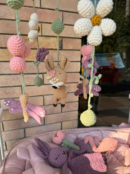 Crochet Deer Mobile