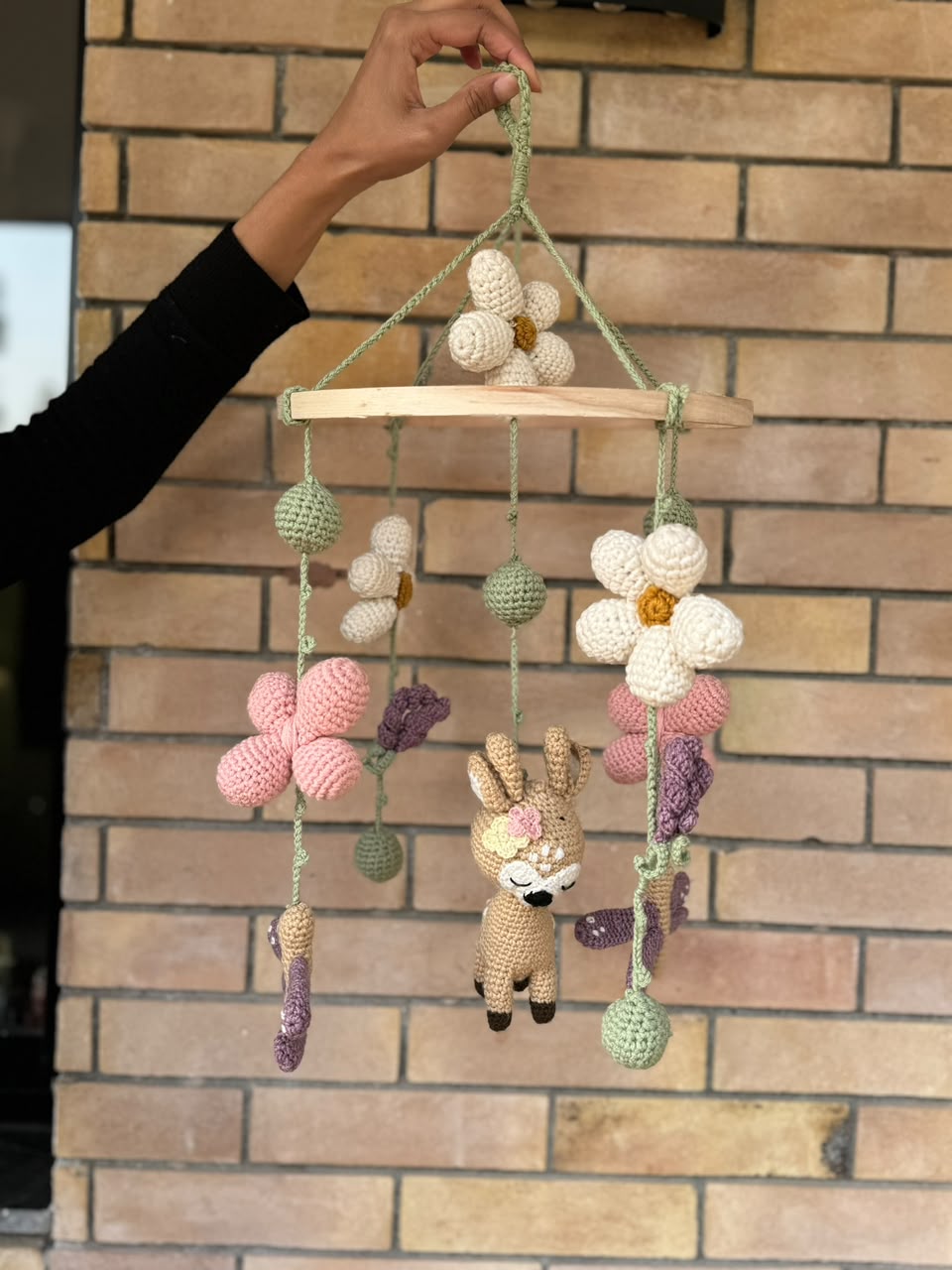 Crochet Deer Mobile