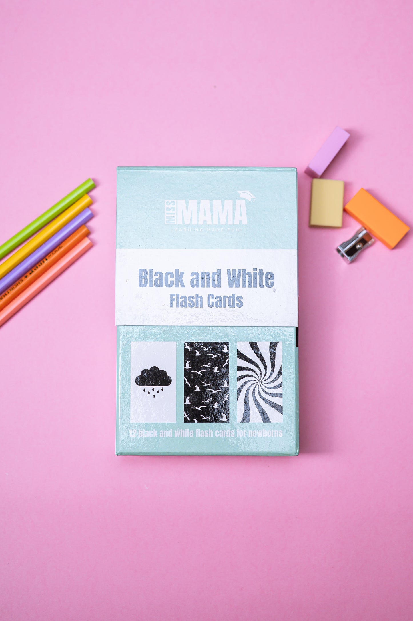 Black and White Flash Cards